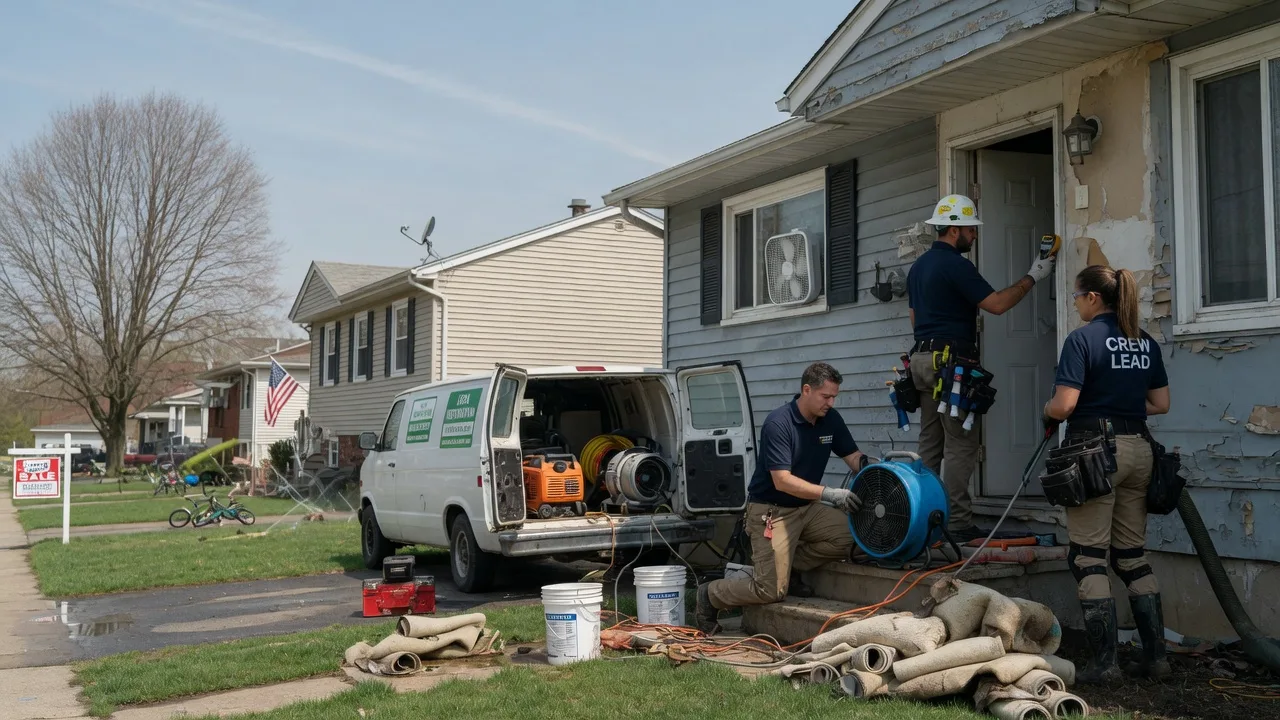 Flood Cleanup in East Sandwich, MA near me